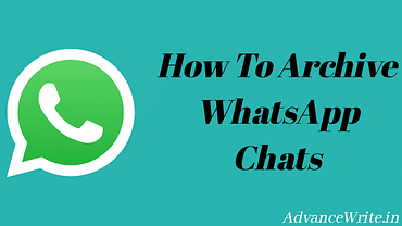 archive whatsapp chats